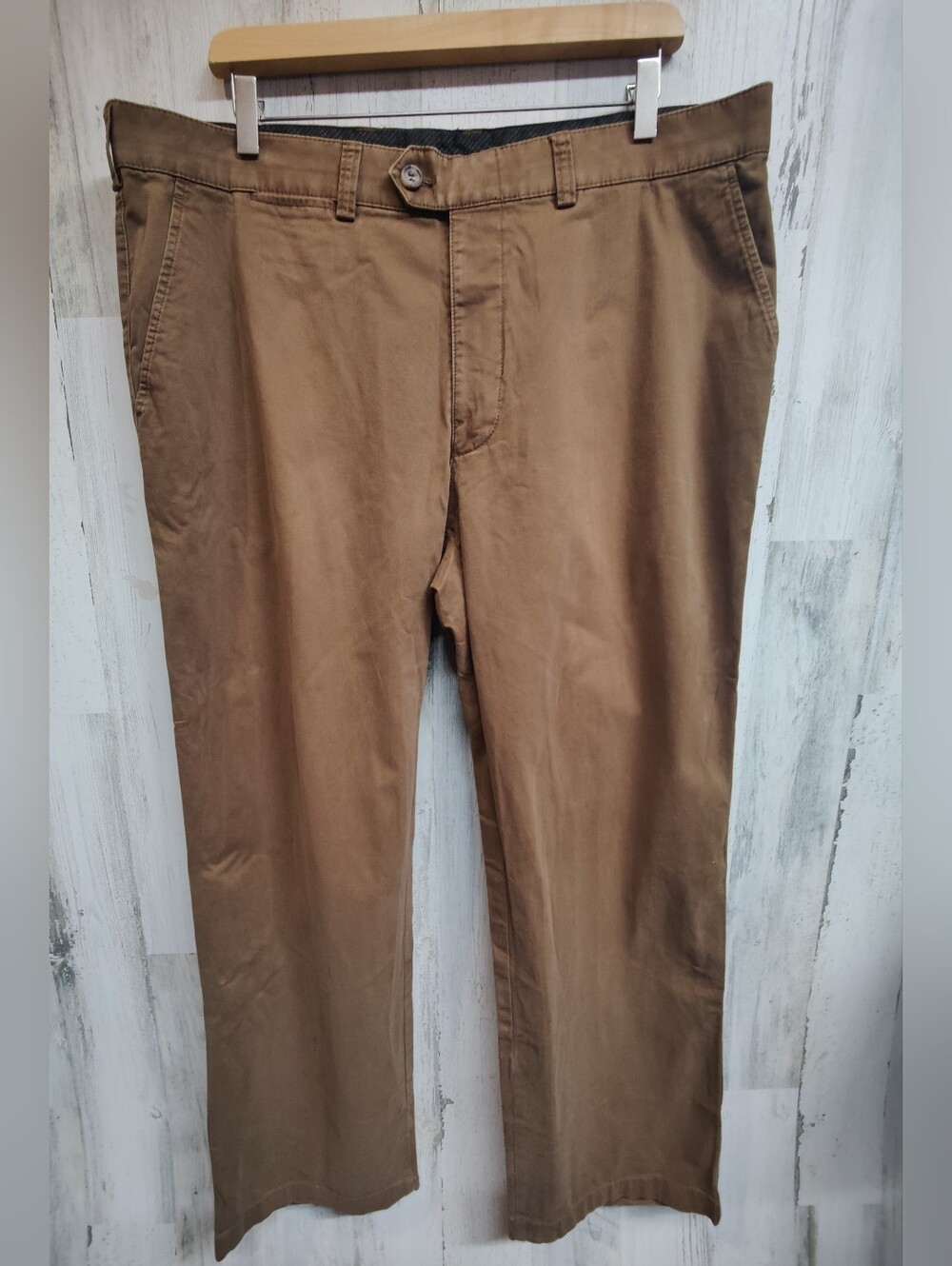 Gardeur Brown Chino Pants Men's 38W Measured Casual